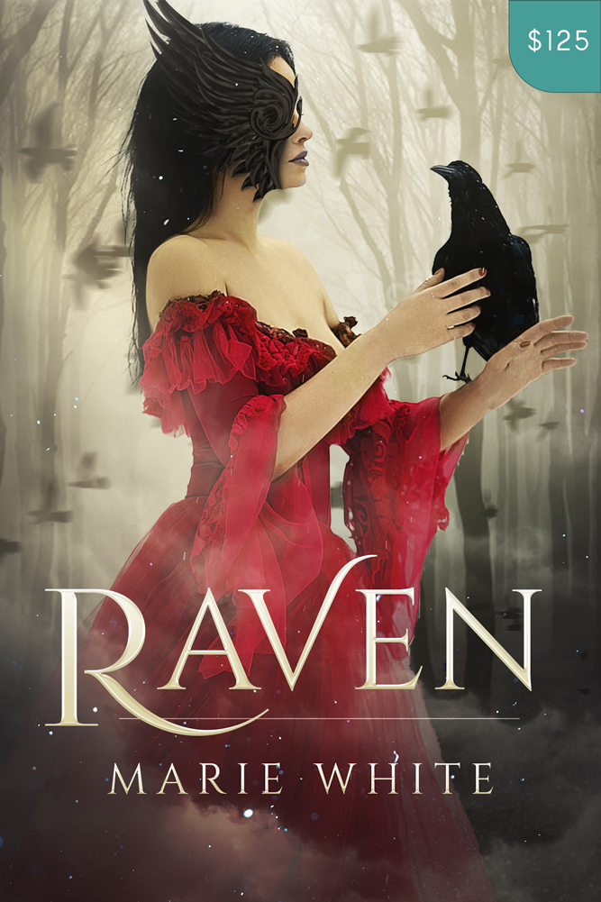 Premade Fantasy Book Cover Design: Raven